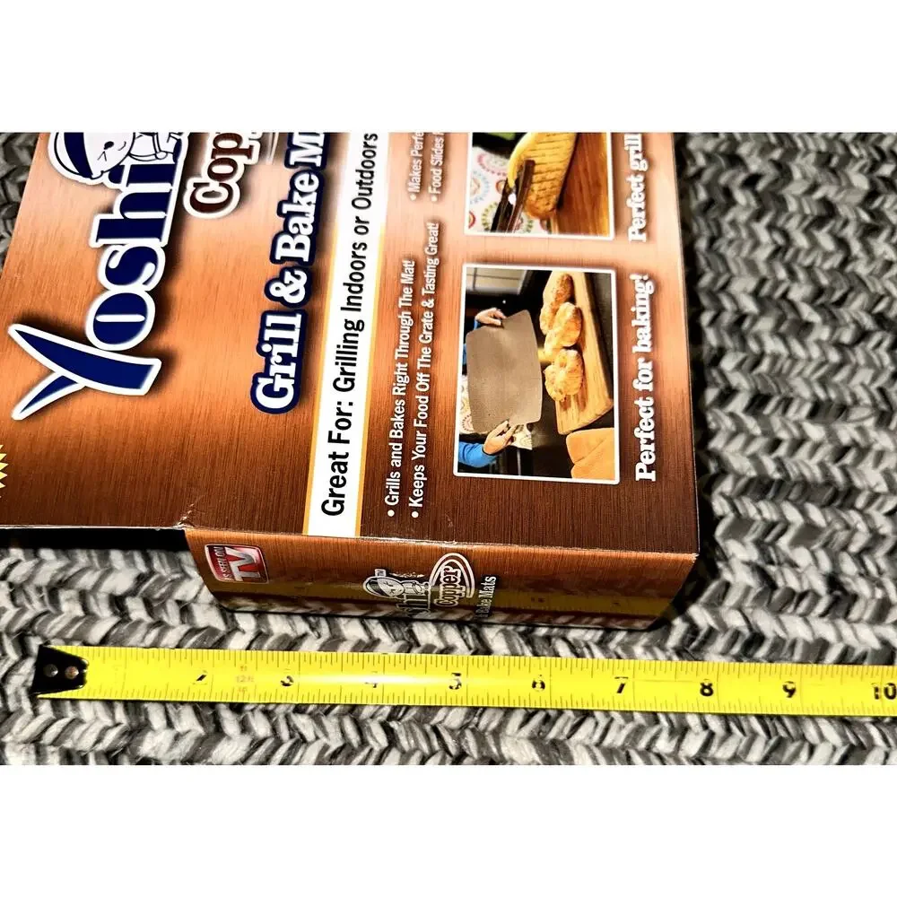 Yoshi Copper Grill and Bake Mats (Set of 2)